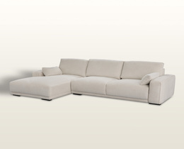 Divano Silkeborg crema bianco sinistra