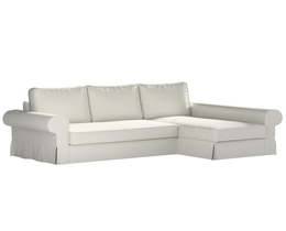 Divano letto Backabro con coprichaise longue