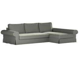 Divano letto Backabro con coprichaise longue