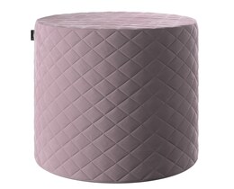 Pouf trapuntato a forma di botte