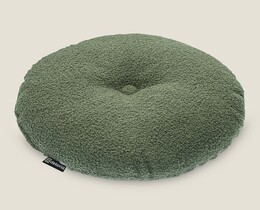 Cuscino rotondo con bottone
