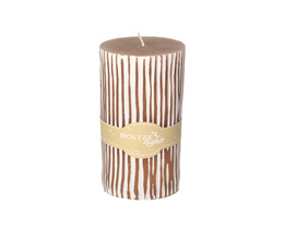 Świeca Renee 15cm marrone