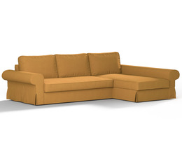 Divano letto Backabro con coprichaise longue