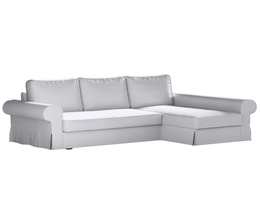 Divano letto Backabro con coprichaise longue