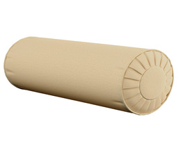 Cuscino cilindrico con pieghe