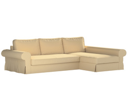 Divano letto Backabro con coprichaise longue