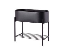 Supporto per piante Valery Duo 40x19x45cm nero