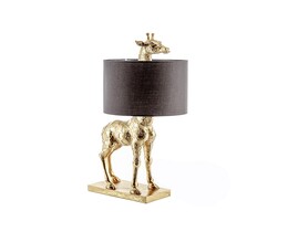 Lampada da tavolo Giraffa dorata 70 cm
