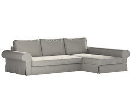 Divano letto Backabro con coprichaise longue