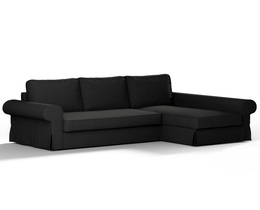 Divano letto Backabro con coprichaise longue
