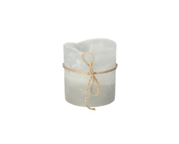 Świeca Dorotea 10cm cristallo grigio