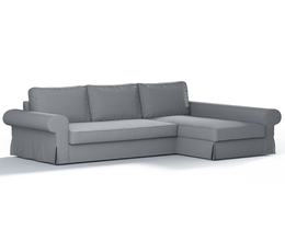 Divano letto Backabro con coprichaise longue