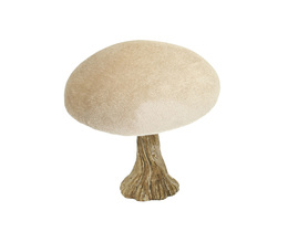 Dekoracja Velluto Fungo 10 cm beige
