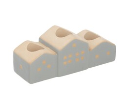 Świecznik Hauses 13x5x7cm grigio