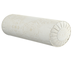 Cuscino cilindrico con pieghe