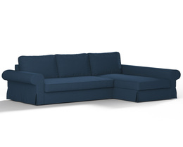 Divano letto Backabro con coprichaise longue