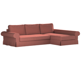 Divano letto Backabro con coprichaise longue