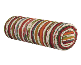 Cuscino cilindrico con pieghe