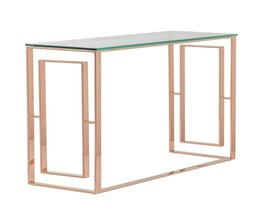 Consolle Eternic color oro rosa 120x40x80cm