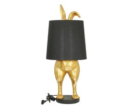 Lampada da tavolo Coniglio dorato 74 cm