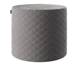 Pouf trapuntato a forma di botte