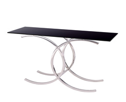 Consolle Chica Rose argento 120x40x78cm
