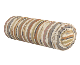 Cuscino cilindrico con pieghe