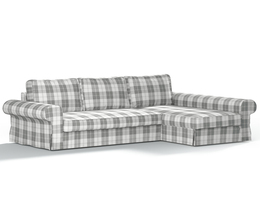 Divano letto Backabro con coprichaise longue