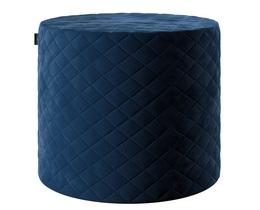 Pouf trapuntato a forma di botte