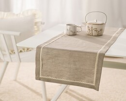 Runner da tavola con pizzo 40x160 cm