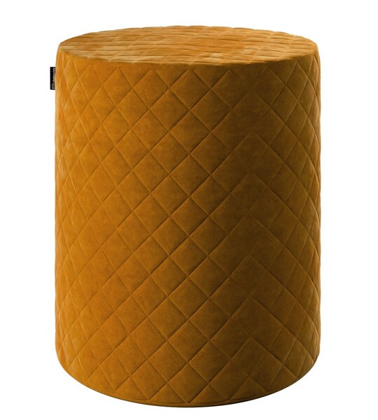 Quilted Barrel Pouffe