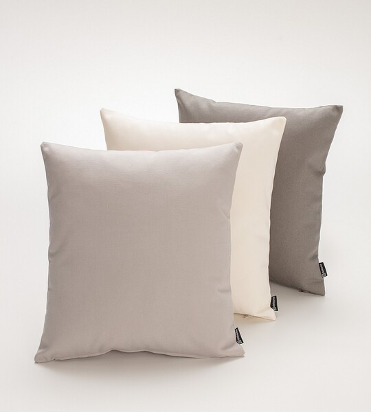 Set cushion covers 3 pcs Cotton Panama 08