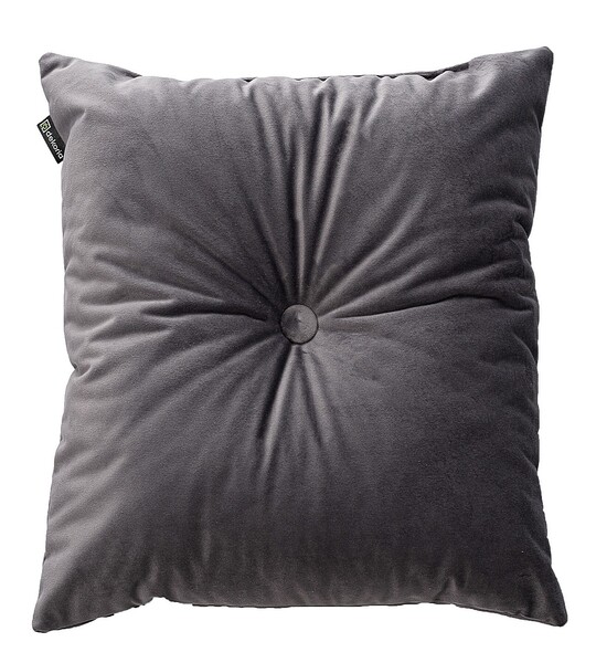 Square Velvet Cushion with Button