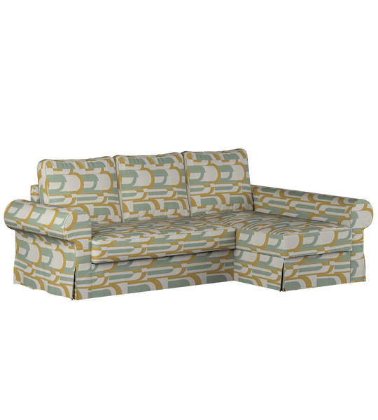Backabro sofa Bed with Chaise Longue Cover