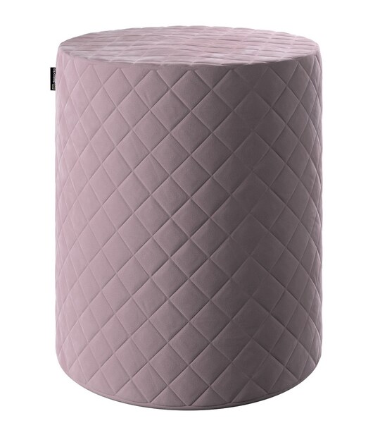 Quilted Barrel Pouffe