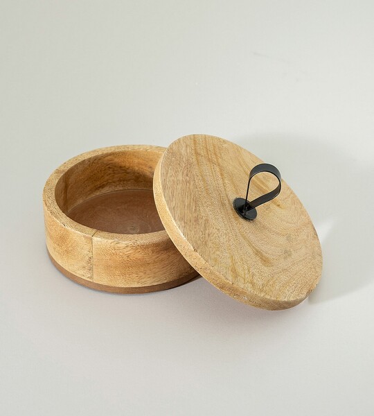 Wooden container with with lid Cubero 19x12 cm