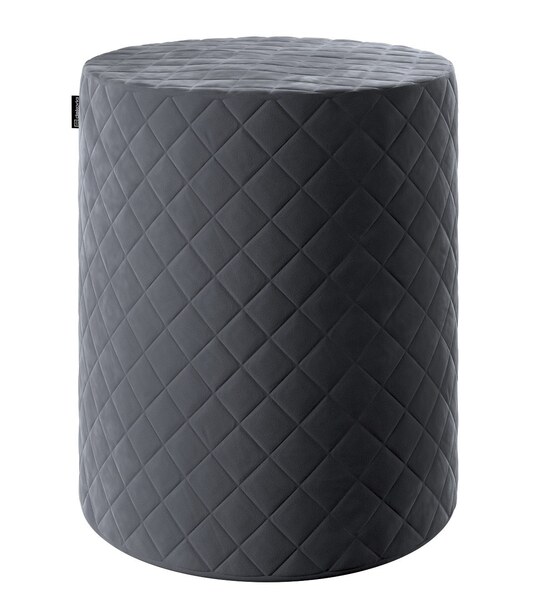 Quilted Barrel Pouffe