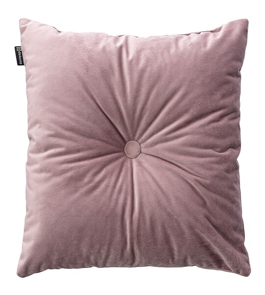 Square Velvet Cushion with Button