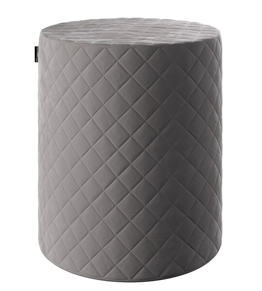 Quilted Barrel Pouffe