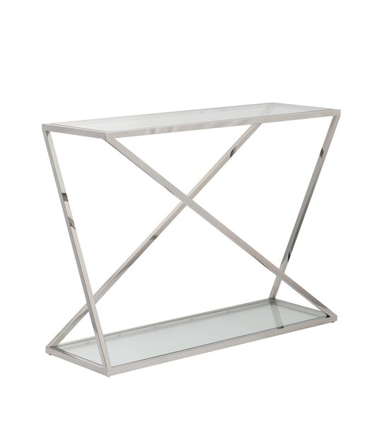 Console table Vertigo silver 120x40x80cm