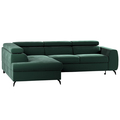 Corner sofa extendable Leo