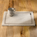 Set of 2 Placemats with Lace 30x40 cm