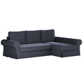 Backabro sofa Bed with Chaise Longue Cover