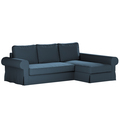 Backabro sofa Bed with Chaise Longue Cover