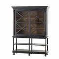 Sideboard Rimir 160x50x220 old black & natural