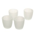 Świeczniki Altare 4szt. milk glass
