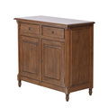 Chest of drawers Charlie 2 drawers, 2 doors, brown